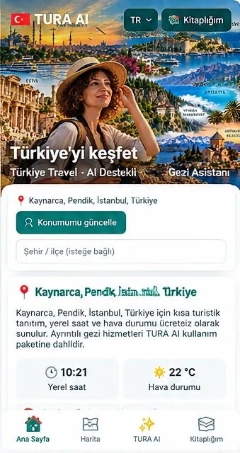 TURA AI mobil uygulamasının orijinal ekran görüntüsü